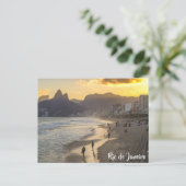 Ipanema Beach, Rio de Janeiro, Brazilië Briefkaart (Staand voorkant)