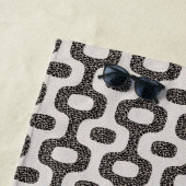 Ipanema Beach Rio de Janeiro Portugese Tile Strandlaken (In situ)