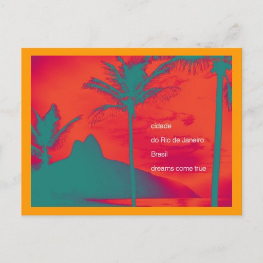 Ipanema, Brazilië Briefkaart (Voorkant)