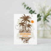 Ipanema Brazilië Briefkaart (Staand voorkant)
