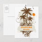 Ipanema Brazilië Briefkaart (Voorkant / Achterkant)