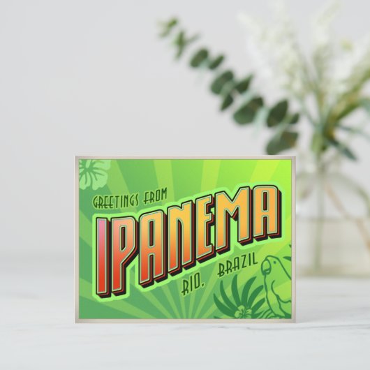 IPANEMA BRIEFKAART (Staand voorkant)