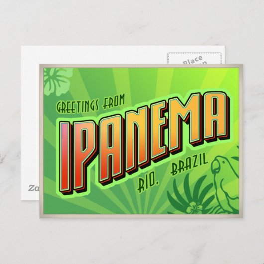 IPANEMA BRIEFKAART (Voorkant / Achterkant)