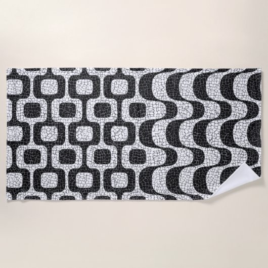 Ipanema / Copacabana Boardwalk Strandlaken (Voorkant)