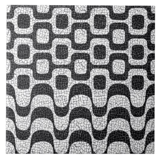 Ipanema / Copacabana Boardwalk Tegeltje (Voorkant)