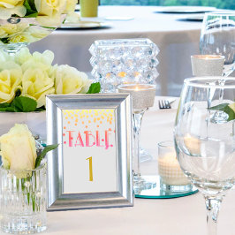 Ipanema Flamingo Polka Dot Shower Kaart