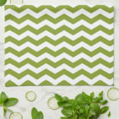 Ipanema Green Wave Chevron Theedoek (Gevouwen)