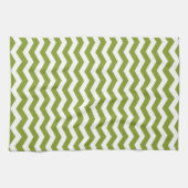 Ipanema Green Wave Chevron Theedoek (Horizontaal)