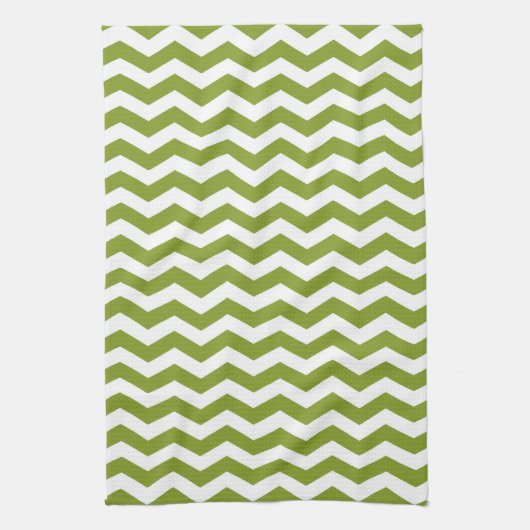 Ipanema Green Wave Chevron Theedoek (Verticaal)