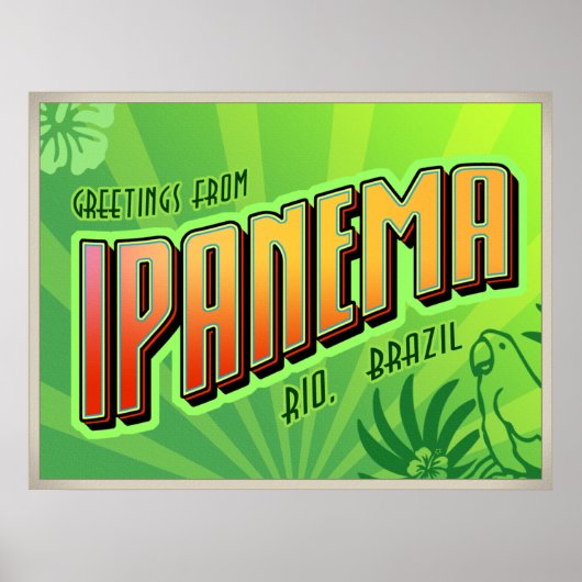 IPANEMA-poster Poster (Voorkant)