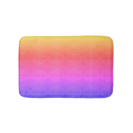 Ipanema Rainbow Hypnotic Diamond Modern Pop Art Badmat