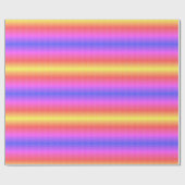 Ipanema Rainbow Hypnotic Diamond Modern Pop Art Cadeaupapier (Vlak)