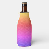 Ipanema Rainbow Hypnotic Diamond Modern Pop Art Flesjeskoeler (Fles Voorkant)