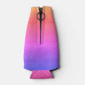 Ipanema Rainbow Hypnotic Diamond Modern Pop Art Flesjeskoeler (Achterkant)