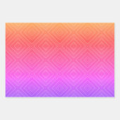 Ipanema Rainbow Hypnotic Diamond Modern Pop Art Inpakpapier Vel (Voorkant 2)