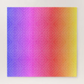 Ipanema Rainbow Hypnotic Diamond Modern Pop Art Legpuzzel (Horizontaal)