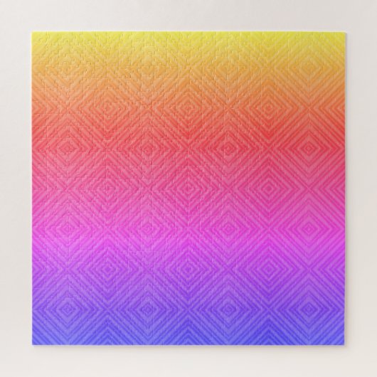 Ipanema Rainbow Hypnotic Diamond Modern Pop Art Legpuzzel (Verticaal)