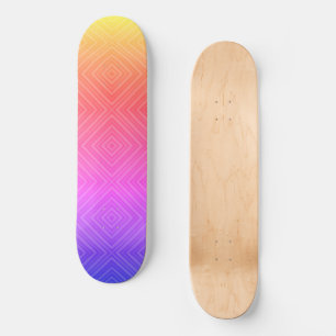 Ipanema Rainbow Hypnotic Diamond Modern Pop Art Persoonlijk Skateboard