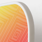 Ipanema Rainbow Hypnotic Diamond Modern Pop Art Pickleball Paddle (Links Detail)