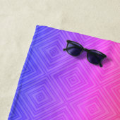 Ipanema Rainbow Hypnotic Diamond Modern Pop Art Strandlaken (In situ)