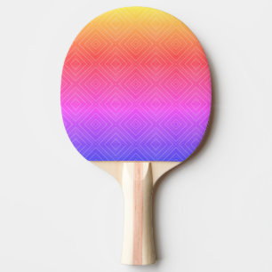 Ipanema Rainbow Hypnotic Diamond Modern Pop Art Tafeltennisbatje