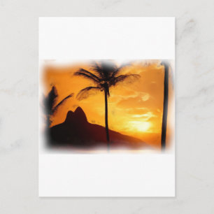 Ipanema, Rio-de-Janeiro, Brazilië_Painting_oil Briefkaart