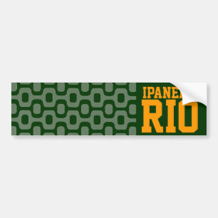 ipanema rio voor auto ' s bumpersticker