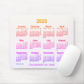 Ipanema rook kalender 2025 door Muismat Janz (Met muis)