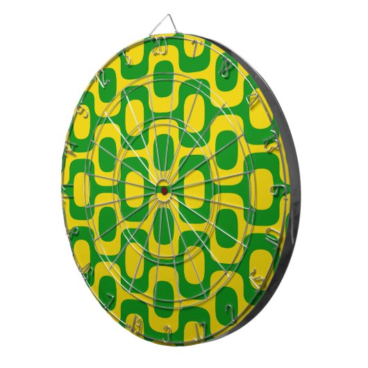 Ipanema Sidewalk Pattern, Beach Pattern, Brazil Dartbord (Voorkant Rechts)