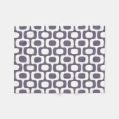 Ipanema Sidewalk Pattern, Beach Pattern, Brazil Fleece Deken (Voorkant (Horizontaal))