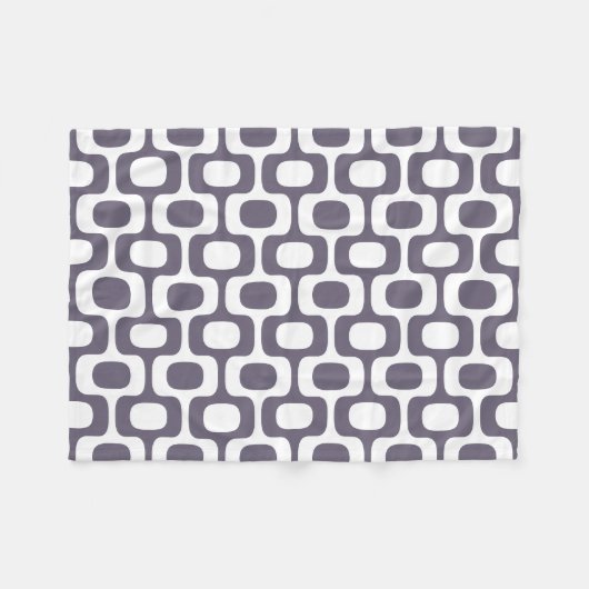 Ipanema Sidewalk Pattern, Beach Pattern, Brazil Fleece Deken (Voorkant (Horizontaal))