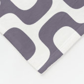 Ipanema Sidewalk Pattern, Beach Pattern, Brazil Fleece Deken (Hoek)