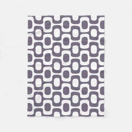 Ipanema Sidewalk Pattern, Beach Pattern, Brazil Fleece Deken (Voorkant)