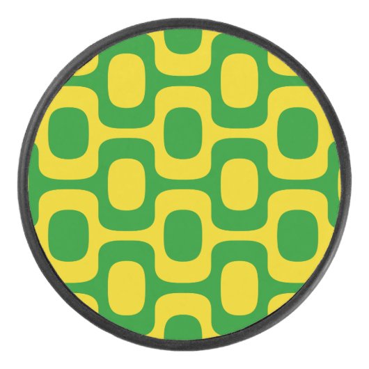 Ipanema Sidewalk Pattern, Beach Pattern, Brazil Hockey Puck (Voorkant)
