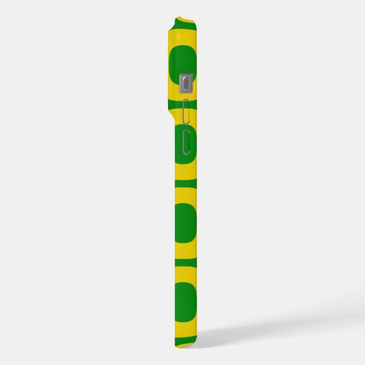 Ipanema Sidewalk Pattern, Beach Pattern, Brazil iPhone Hoesje (Linkerkant)