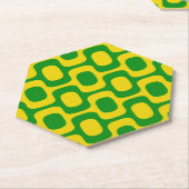 Ipanema Sidewalk Pattern, Beach Pattern, Brazil Kartonnen Onderzetters (Schuin)