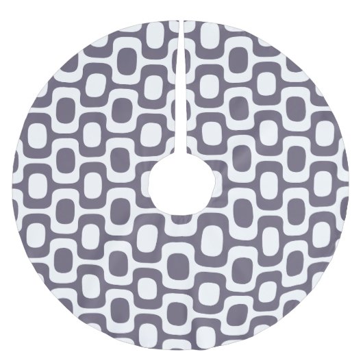 Ipanema Sidewalk Pattern, Beach Pattern, Brazil Kerstboom Rok (Voorkant)