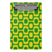 Ipanema Sidewalk Pattern, Beach Pattern, Brazil Mini Klembord (Voorkant)