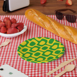 Ipanema Sidewalk Pattern, Beach Pattern, Brazil Papieren Bordje