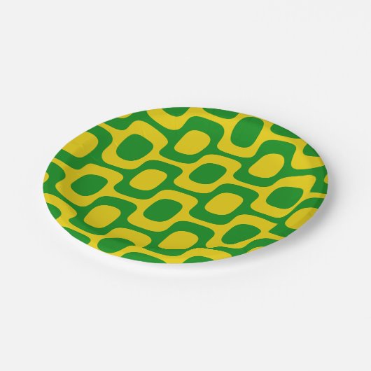 Ipanema Sidewalk Pattern, Beach Pattern, Brazil Papieren Bordje (Gekanteld)