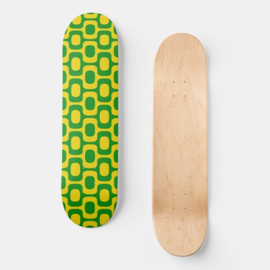 Ipanema Sidewalk Pattern, Beach Pattern, Brazil Persoonlijk Skateboard (Voorkant)