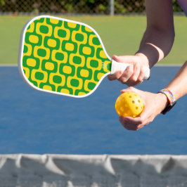 Ipanema Sidewalk Pattern, Beach Pattern, Brazil Pickleball Paddle