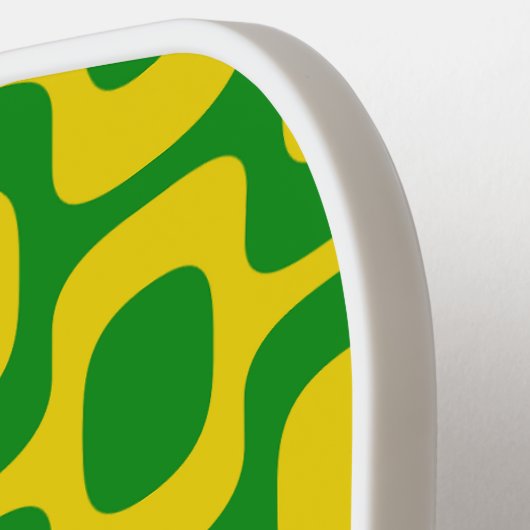 Ipanema Sidewalk Pattern, Beach Pattern, Brazil Pickleball Paddle (Links Detail)