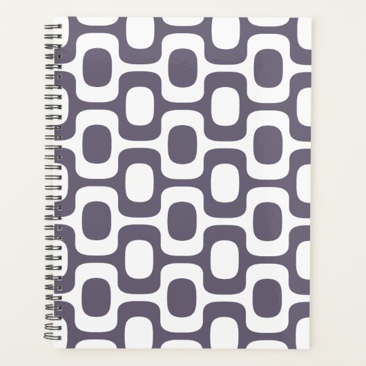 Ipanema Sidewalk Pattern, Beach Pattern, Brazil Planner (Voorkant)