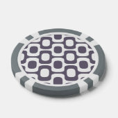Ipanema Sidewalk Pattern, Beach Pattern, Brazil Poker Chips (Enkel)