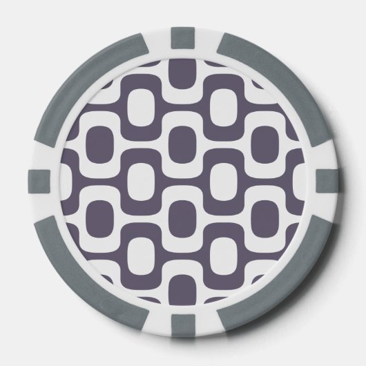 Ipanema Sidewalk Pattern, Beach Pattern, Brazil Poker Chips (Voorkant)