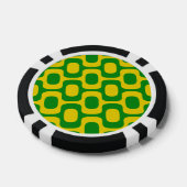 Ipanema Sidewalk Pattern, Beach Pattern, Brazil Poker Chips (Enkel)