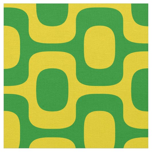 Ipanema Sidewalk Pattern, Beach Pattern, Brazil Stof (Close Up)