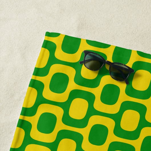 Ipanema Sidewalk Pattern, Beach Pattern, Brazil Strandlaken (In situ)