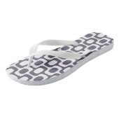 Ipanema Sidewalk Pattern, Beach Pattern, Brazil Teenslippers (Schuin)